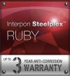 Interpon Steelplex Ruby Warranty Logo